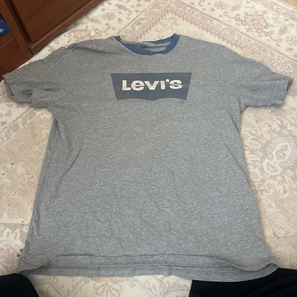 Levi's Blue and Gray Casual Tee
